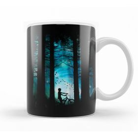 Baskı Dükkanı KB10575 Forest Long Ride Porselen Kupa Bardak
