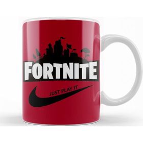 Baskı Dükkanı KB10582 Fortnite Just Play It Porselen Kupa Bardak