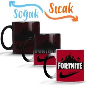 Baskı Dükkanı KB10582 Fortnite Just Play It Porselen Kupa Bardak