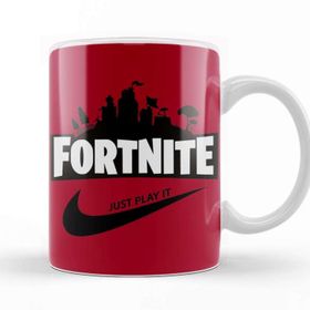 Baskı Dükkanı KB10582 Fortnite Just Play It Porselen Kupa Bardak