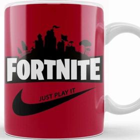 Baskı Dükkanı KB10582 Fortnite Just Play It Porselen Kupa Bardak