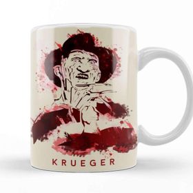Baskı Dükkanı KB10596 Freddy Krueger Freddy Moon Porselen Kupa Bardak
