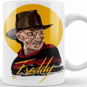 Baskı Dükkanı KB10596 Freddy Krueger Freddy Moon Porselen Kupa Bardak