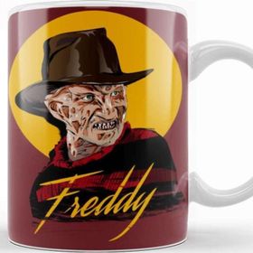 Baskı Dükkanı KB10596 Freddy Krueger Freddy Moon Porselen Kupa Bardak