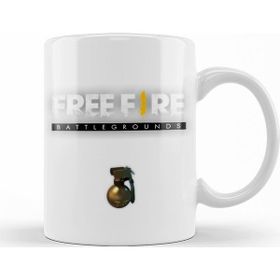 Baskı Dükkanı KB10599 Free Fire Granade Porselen Kupa Bardak