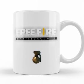 Baskı Dükkanı KB10599 Free Fire Granade Porselen Kupa Bardak