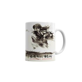 Baskı Dükkanı KB1061 Rurouni Kenshin Samurai X Porselen Kupa Bardak