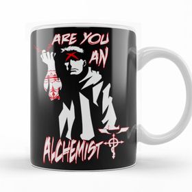 Baskı Dükkanı KB10611 Fullmetal Alchemist Brotherhood Are You An Porselen Kupa Bardak