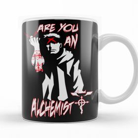 Baskı Dükkanı KB10611 Fullmetal Alchemist Brotherhood Are You An Porselen Kupa Bardak