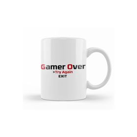 Baskı Dükkanı KB10619 Game Over Porselen Kupa Bardak