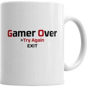 Baskı Dükkanı KB10619 Game Over Porselen Kupa Bardak