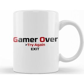 Baskı Dükkanı KB10619 Game Over Porselen Kupa Bardak