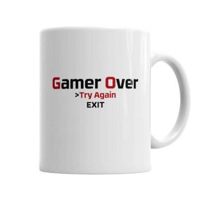 Baskı Dükkanı KB10619 Game Over Porselen Kupa Bardak