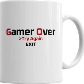 Baskı Dükkanı KB10619 Game Over Porselen Kupa Bardak