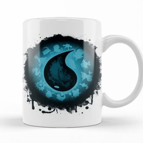 Baskı Dükkanı KB10623 Gaming The Water Types Porselen Kupa Bardak