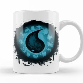 Baskı Dükkanı KB10623 Gaming The Water Types Porselen Kupa Bardak