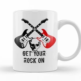 Baskı Dükkanı KB10633 Get Your Rock Porselen Kupa Bardak