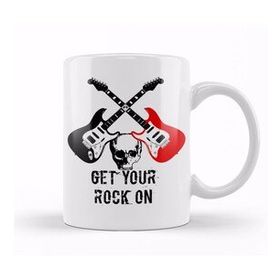 Baskı Dükkanı KB10633 Get Your Rock Porselen Kupa Bardak