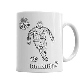 Baskı Dükkanı KB1064 Ronaldo Porselen Kupa Bardak