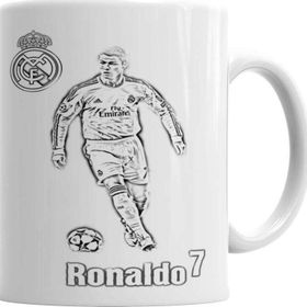 Baskı Dükkanı KB1064 Ronaldo Porselen Kupa Bardak