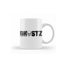 Baskı Dükkanı KB10644 Ghostz Logo Preta 2018 Porselen Kupa Bardak