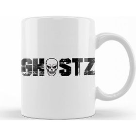 Baskı Dükkanı KB10644 Ghostz Logo Preta 2018 Porselen Kupa Bardak