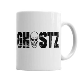 Baskı Dükkanı KB10644 Ghostz Logo Preta 2018 Porselen Kupa Bardak