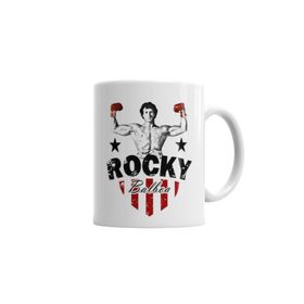 Baskı Dükkanı KB1065 Rocky Rambo Boks Porselen Kupa Bardak