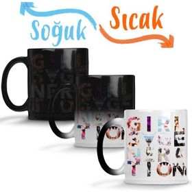 Baskı Dükkanı KB10650 Girls Generation Holiday Night Porselen Kupa Bardak
