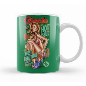 Baskı Dükkanı KB10652 Gisele Bundchen Most Beautiful Porselen Kupa Bardak