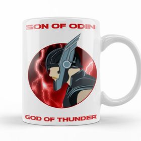 Baskı Dükkanı KB10657 God Of Thunder Porselen Kupa Bardak