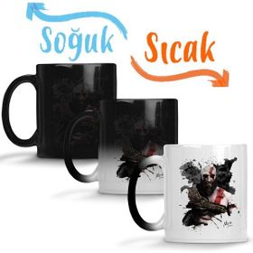 Baskı Dükkanı KB10658 God Of War Kratos Godslayer Porselen Kupa Bardak