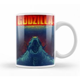 Baskı Dükkanı KB10662 Godzilla Porselen Kupa Bardak