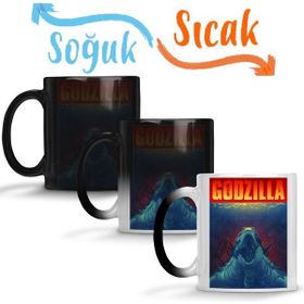 Baskı Dükkanı KB10662 Godzilla Porselen Kupa Bardak