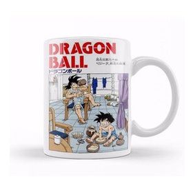 Baskı Dükkanı KB10666 Goku E Gohan Saga Cell Porselen Kupa Bardak