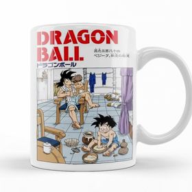 Baskı Dükkanı KB10666 Goku E Gohan Saga Cell Porselen Kupa Bardak