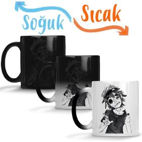 Baskı Dükkanı KB10674 Gorillaz Porselen Kupa Bardak