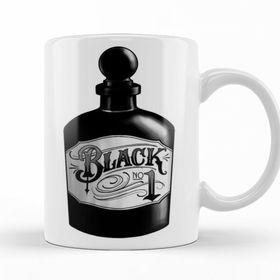 Baskı Dükkanı KB10678 Goth Black No 1 Porselen Kupa Bardak