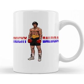 Baskı Dükkanı KB1068 Rocky Balboa Porselen Kupa Bardak