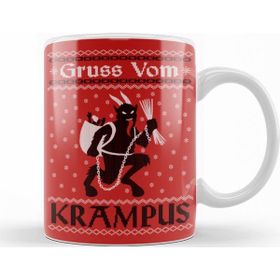 Baskı Dükkanı KB10685 Grus Vom Krampus Porselen Kupa Bardak