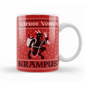 Baskı Dükkanı KB10685 Grus Vom Krampus Porselen Kupa Bardak