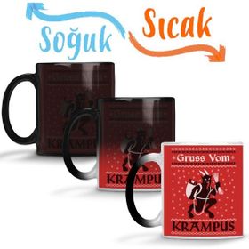 Baskı Dükkanı KB10685 Grus Vom Krampus Porselen Kupa Bardak