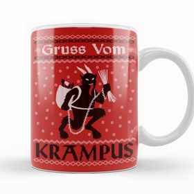Baskı Dükkanı KB10685 Grus Vom Krampus Porselen Kupa Bardak
