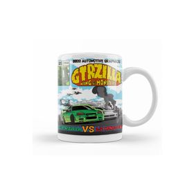 Baskı Dükkanı KB10686 Gtrzilla R34 Porselen Kupa Bardak
