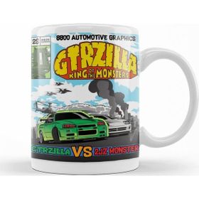 Baskı Dükkanı KB10686 Gtrzilla R34 Porselen Kupa Bardak