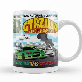 Baskı Dükkanı KB10686 Gtrzilla R34 Porselen Kupa Bardak