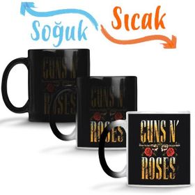 Baskı Dükkanı KB10699 Guns N Roses Guns Roses Estampa Porselen Kupa Bardak