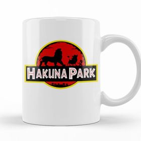 Baskı Dükkanı KB10708 Hakuna Park Porselen Kupa Bardak