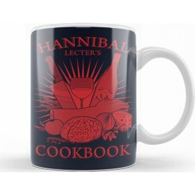 Baskı Dükkanı KB10710 Hannibal Lecters Cookbook Porselen Kupa Bardak