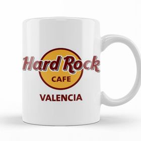 Baskı Dükkanı KB10713 Hard Rock Valencia Porselen Kupa Bardak